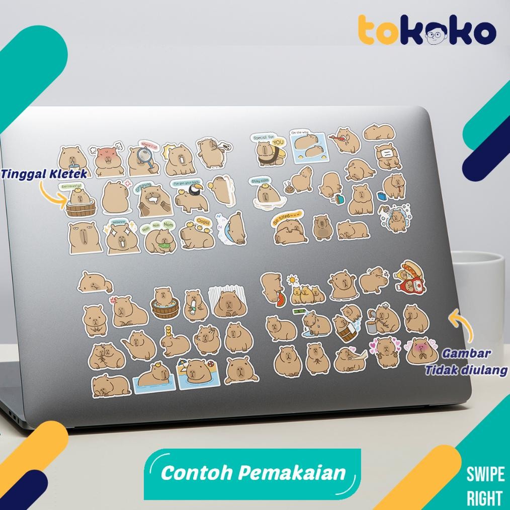 

NOG Stiker Cutting Capybara Kartun Film Paper Vinyl Dekorasi Laptop Koper Tumbler Kulkas DIY Viral Kekinian Terbaru 2025 KA-69