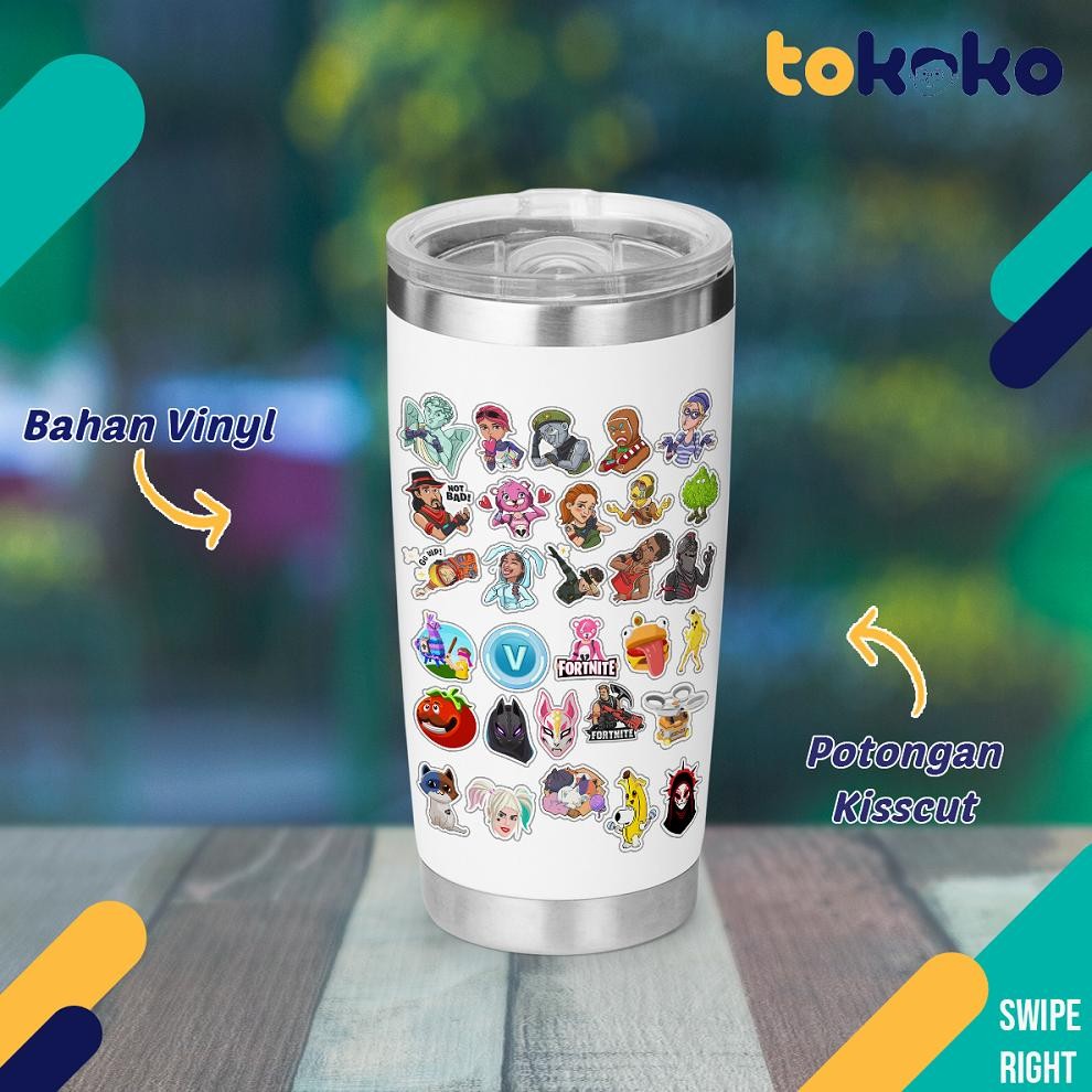 

NOG Stiker Cutting Anime Fortnite Paper Vinyl Dekorasi Laptop Koper Tumbler Kulkas DIY Viral Kekinian Terbaru 2025 AO-21