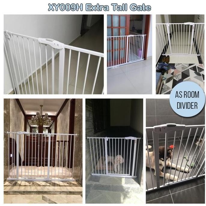 Skida Gate Xy009H Extra Tall & Wide Pressure Safety Gate  Tinggi 100Cm Pagar Pengaman Pagar Anak Pag