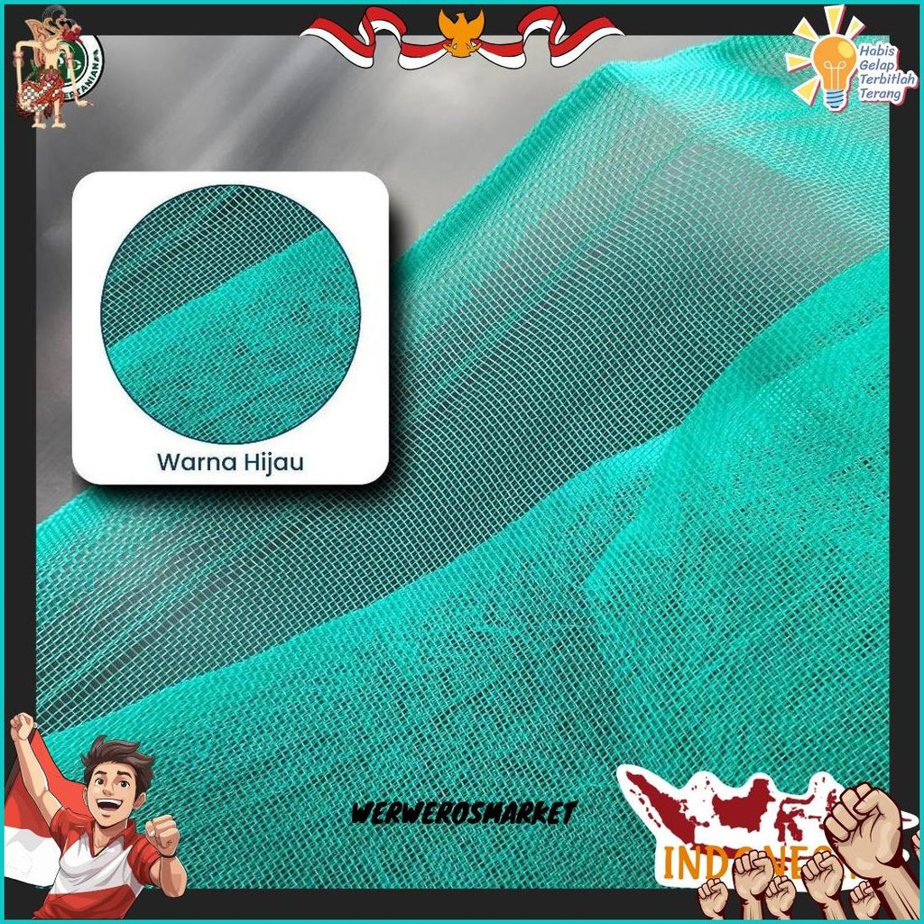 Insect Net Lebar 1 Meter - Jaring Penghalang Serangga Greenhouse - Jaring Kasa Insect Net Termurah B