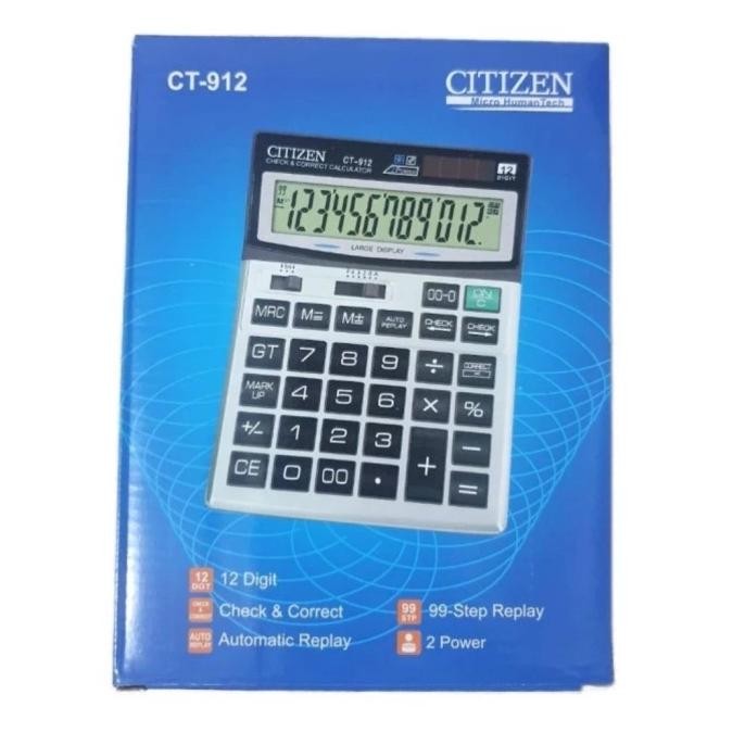 

Azq-16 Hj-45 Ybw-2429 Kalkulator Check Correct 12 Digit . Ct912 / Calculator Meja Desktop Ct-912 Termurah Azq-16