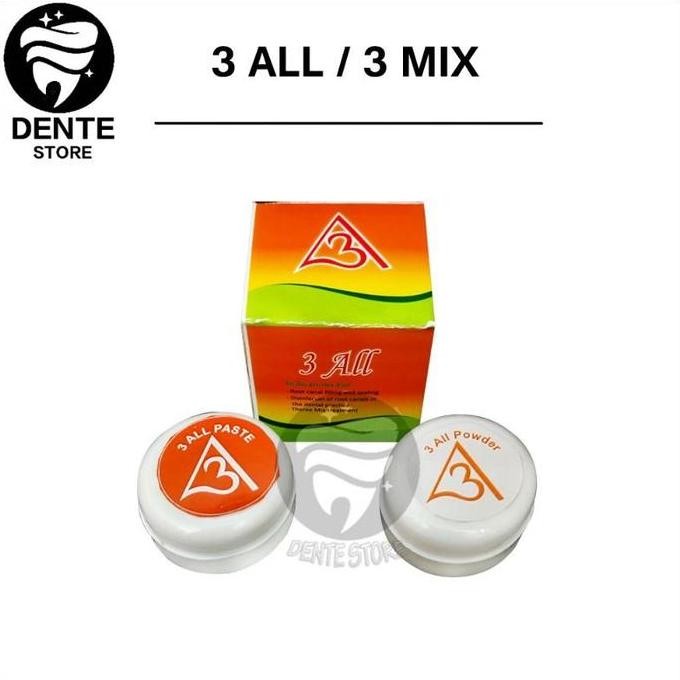 Dental Trimix 3 All Mix Mp Pulp Mummification Set Powder + Pasta Kualitas Terbaik Harga Termurah