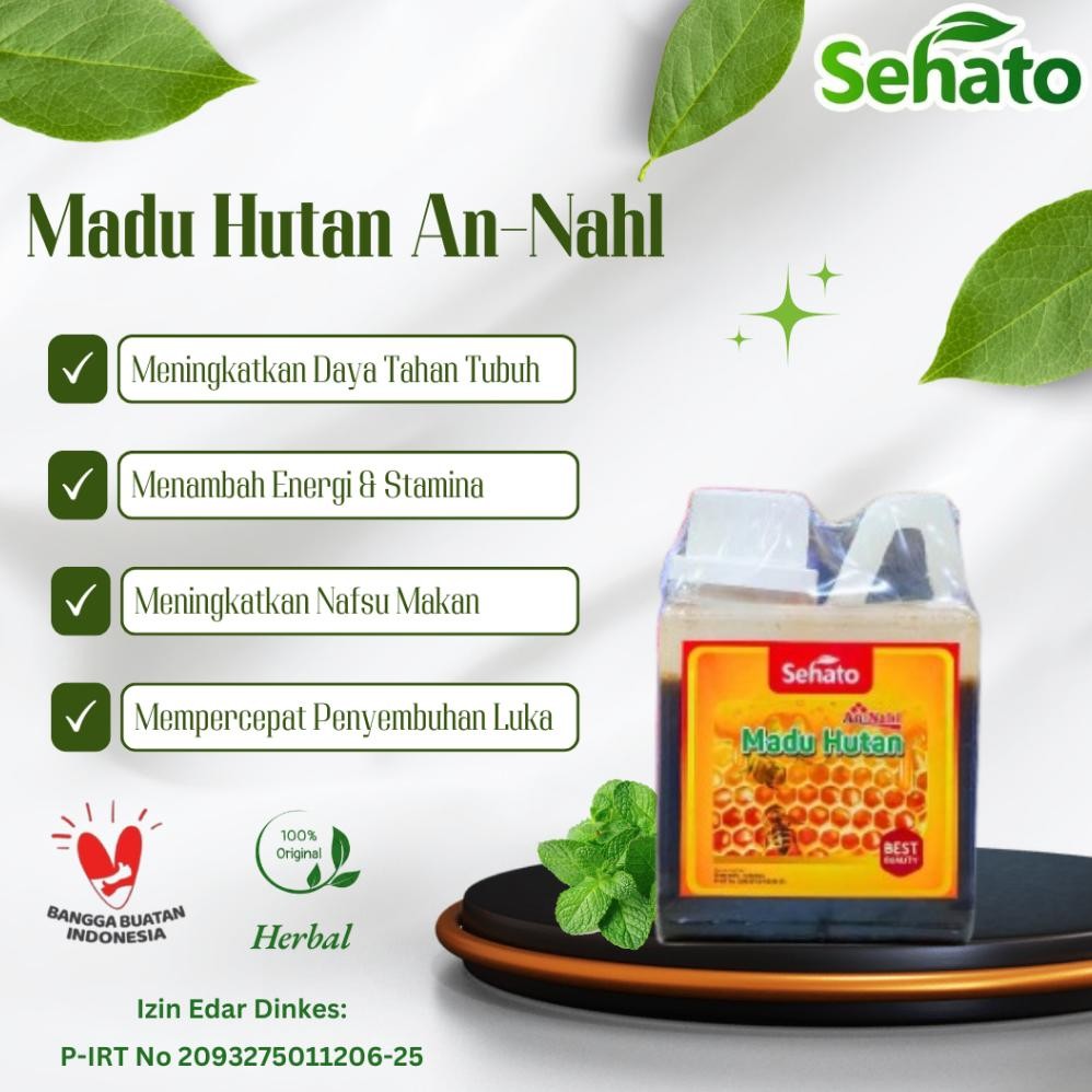 

(Terbaru) Madu An Nahl Hutan 500 Gram - Sehato Madu Hutan Original (Terlaris)