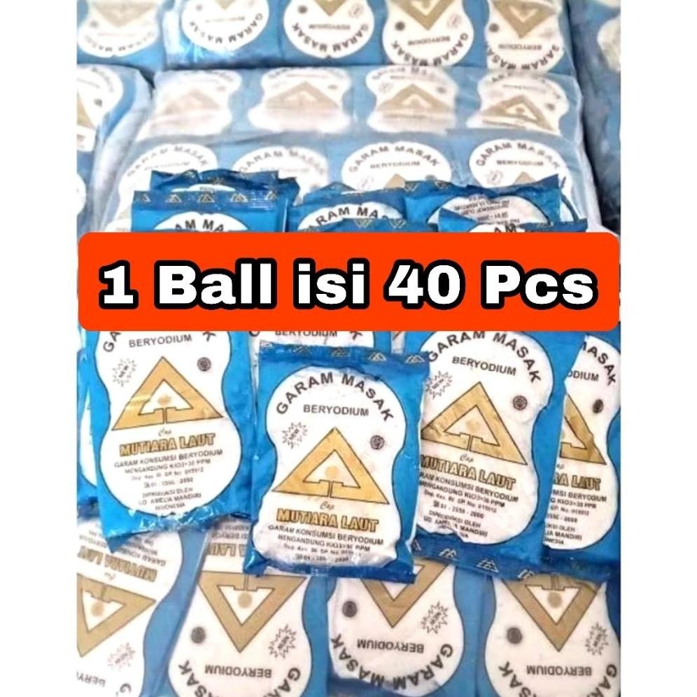 

(Terbaru) 40 Pcs Garam Masak Beryodium / Garam Dapur 1 Ball isi 40 Pcs (Terlaris)