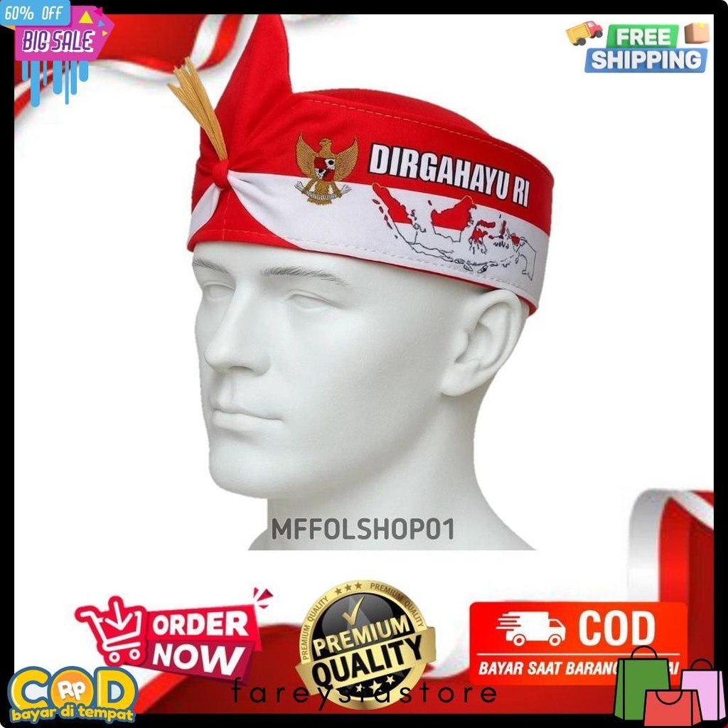 Ikat Kepala/Bando Merah Putih 17 Agustus