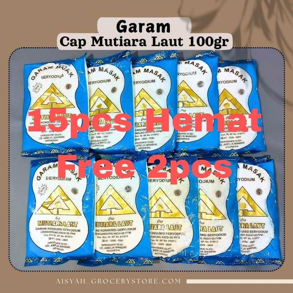 

(Terbaru) Termurah 15Pcs Free 2pcs Garam Masak Halus Beryoudium / Bumbu Garam Dapur / Bumbu Garam Masak (Terlaris)