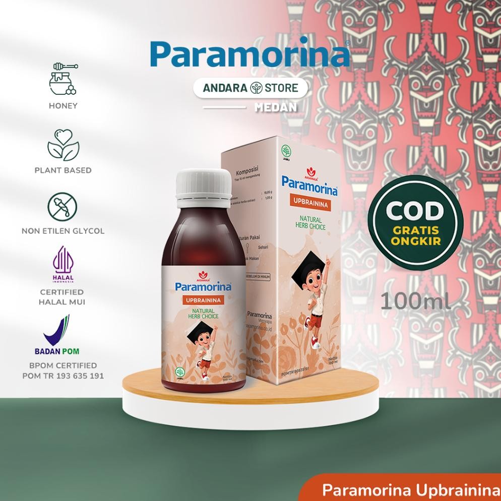 

(Terbaru) Paramorina Upbrainina - Madu Herbal Membantu Anak Cepat Bicara dan Kecerdasan (Terlaris)