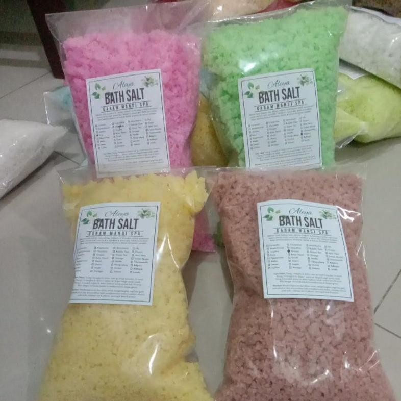 

(Terbaru) Garam Mandi 1 Kilogram / bath salt / rendam kaki / garam spa / garam salon / pedicure (Terlaris)