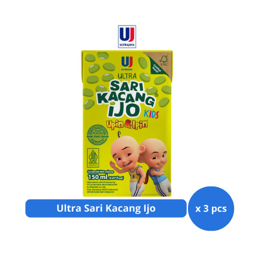 

Ultra Sari Kacang Ijo 150ml x 3 pcs