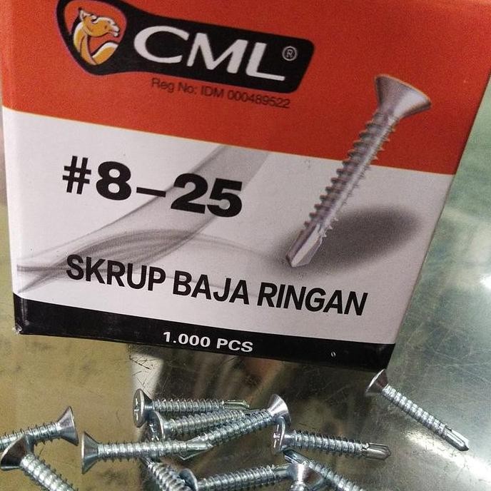 Promo Skrup Roofing / Skrup Baja Ringan 2,5 Cm