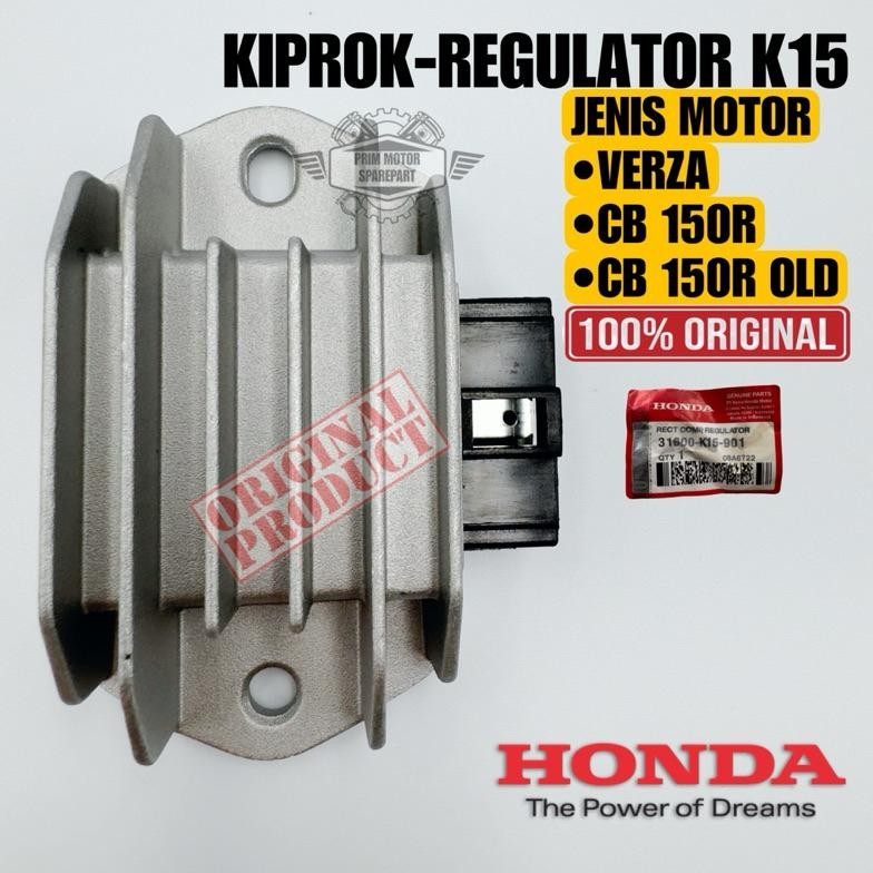 Sale Garansi Original Kiprok Regulator K15 Verza, Cb 150R, Cb 150R Old Kualitas Asli 100% Honda Ahm 