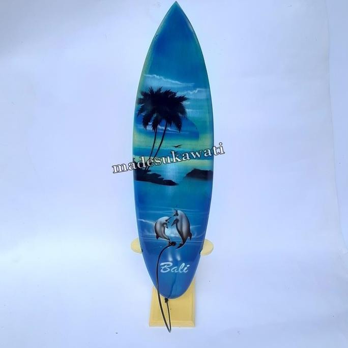 @#@#@#] Hiasan meja papan surfing 40cm pajangan miniatur papan selancar dekorasi bali
