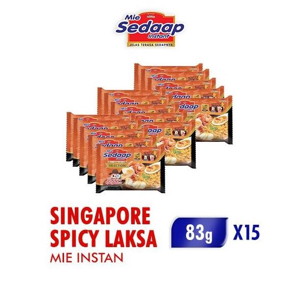 

Sedaap Mie Instan Singapore Spicy Laksa 83 Gr x 15 Pcs KS