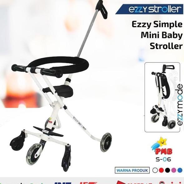 Pmb S06 Ezzy Simple Baby Stroller Mini Trike Kursi Dorong Bayi Roda 5