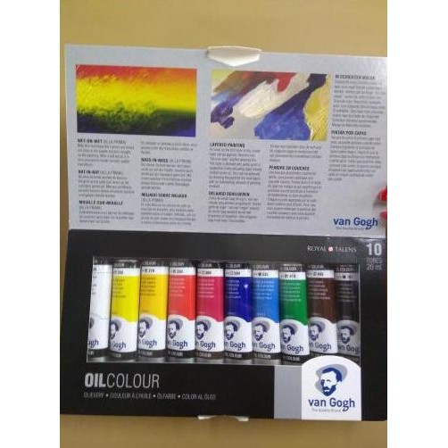 

+++++] Van Gogh Oil Colour 10 warna /Oil Colour Van Gogh 10 TUBES X 20ml