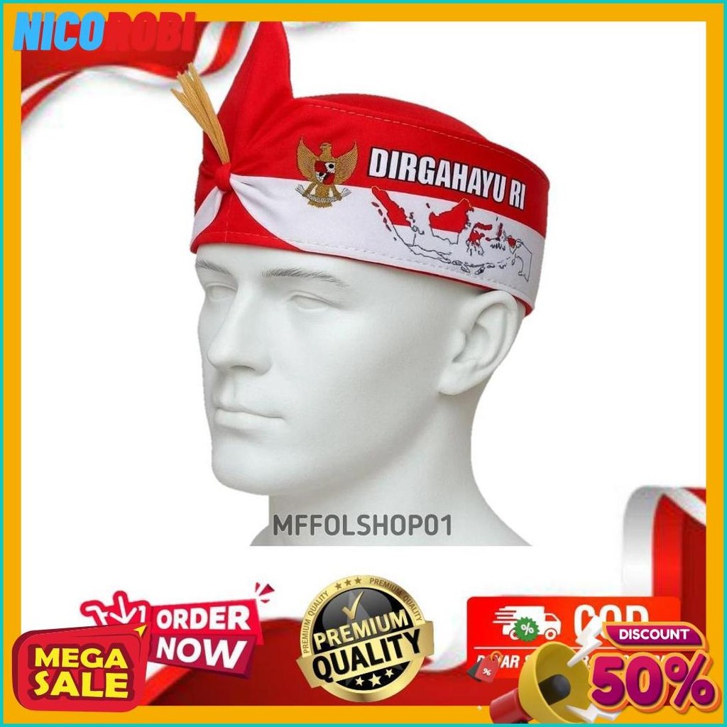 Ikat Kepala/Bando Merah Putih 17 Agustus