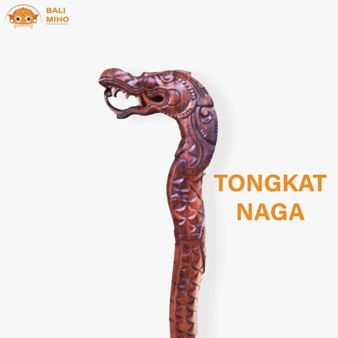 monggo] Tongkat Naga Kayu Sono 1 meter - Tongkat Naga - Tongkat Kayu