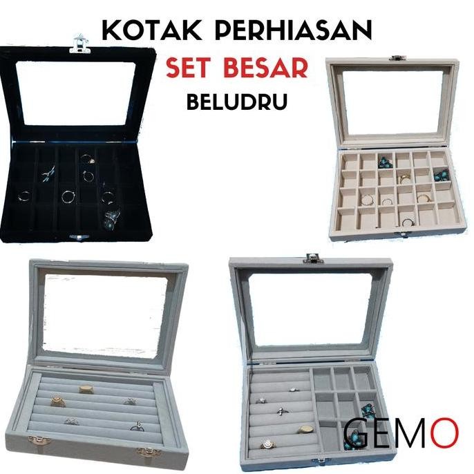 Kotak Display Cincin Baris / Alat Peraga untuk Toko Emas Jewelry