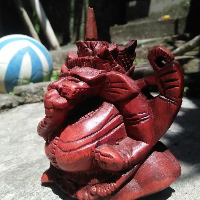 populer] patung ganesha kayu/patung ganesa