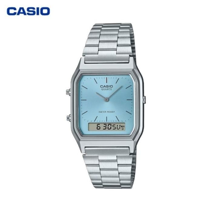 Jam Tangan Casio 100% Original Garansi Resmi Ori AQ-230A-2A1MQYDF AQ230A 230 2A1MQ 2A1