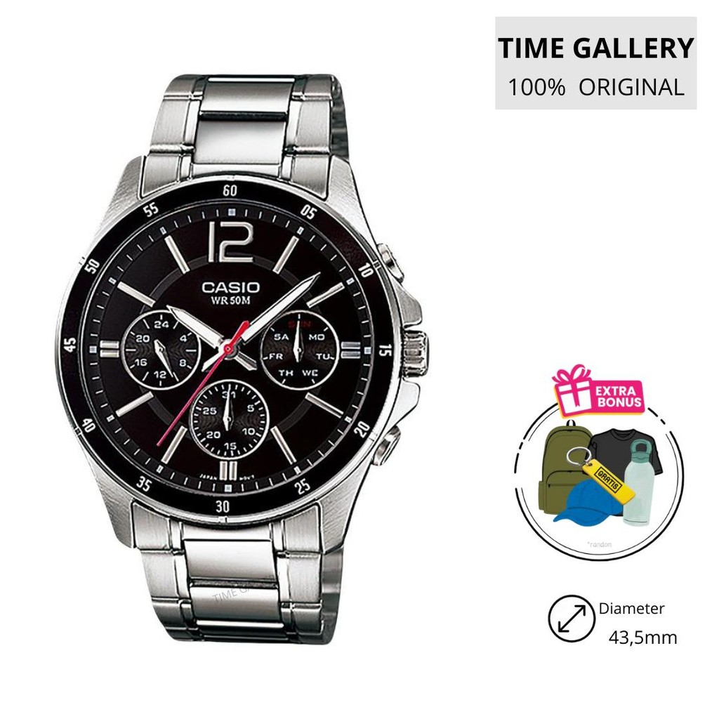 Jam tangan original casio ori mtp-1374d-1avdf mtp1374d1avdf mtp1374d 1av 1a 1 1374 1374l