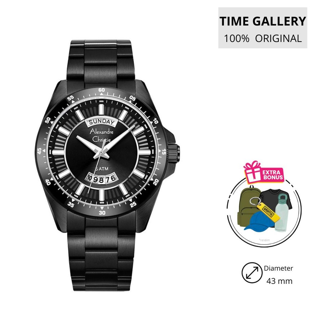 Jam Tangan Pria Alexandre Christie 6678 mebipba 6678mebipba me bipba original alexander ori watches