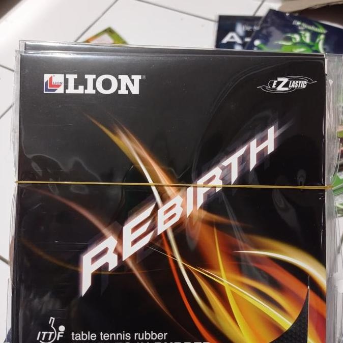 KARET TENIS MEJA BINTIK LION REBIRTH ORIGINAL OX