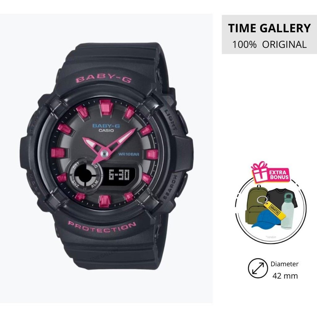 Jam tangan casio original baby-g ori babyg bga-280dn-1adr bga280dn1adr bga280dn 1a bga280d 1 bga280 