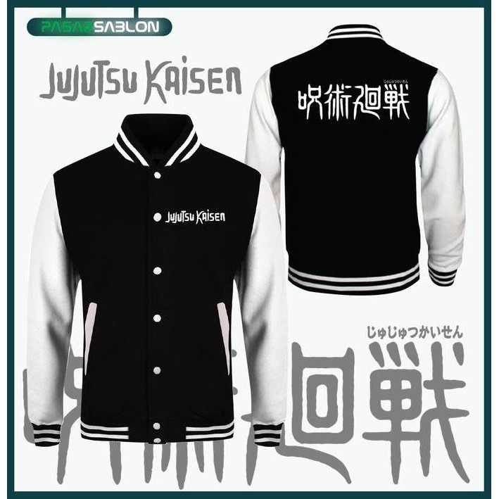 Jaket Baseball Varsity Jujutsu Kaisen Anime Manga