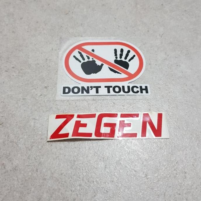 

\\\\\] Stiker sticker dont touch dilarang pegang import