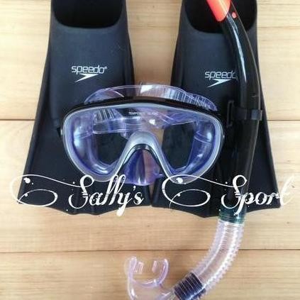Sepatu Karet Renang Snorkling Speedo Dan Kacamata Snorkel Hydro
