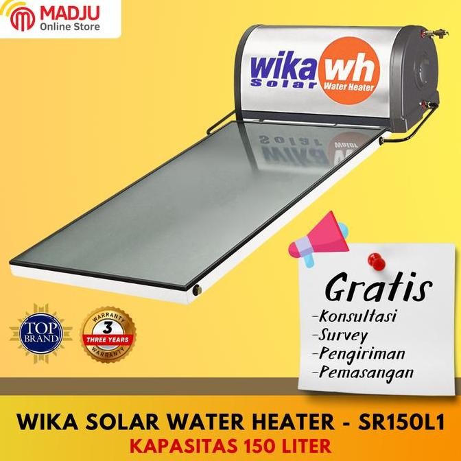 WIKA SOLAR WATER HEATER - SWH PEMANAS AIR TENAGA SURYA ORIGINAL DAN TERPERCAYA