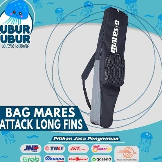 Bag Mares Attack Long Fins /Tas Mares Attack Fin Freedive/Tas Long Fin