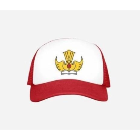 DE158 >> Topi Trucker Jaring Hat TUT WURi HANDAYANi SD SMP SMA sekolah dasar menengah pertama Atas m