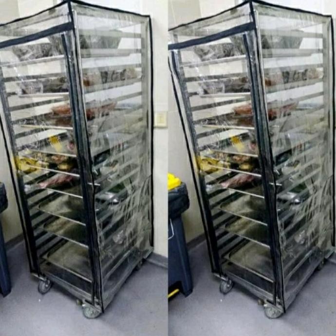 NEW - Cover plastik penutup rak loyang roti untuk rak 0- susun