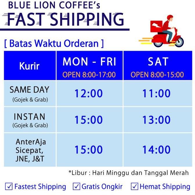 

Blue Lion Coffee Kenya Kiamariga 1 Kg Kopi Roast