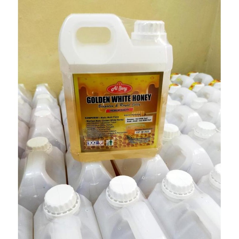 

Golden White Honey 1Kg ( Multivitamin & System Imun )