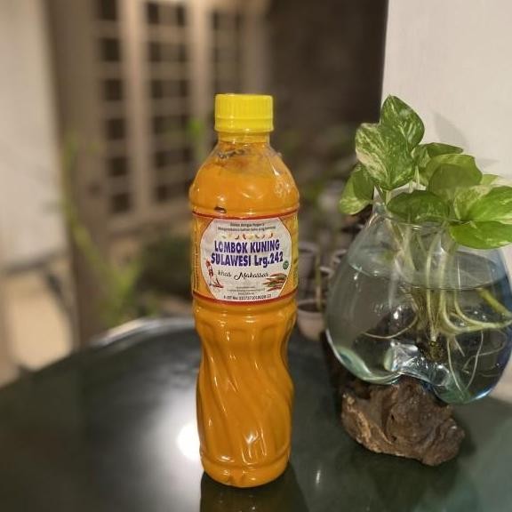 

Sambal Lombok Kuning/Saos/Lombok Kuning Sulawesi 600Ml Khas Makassar