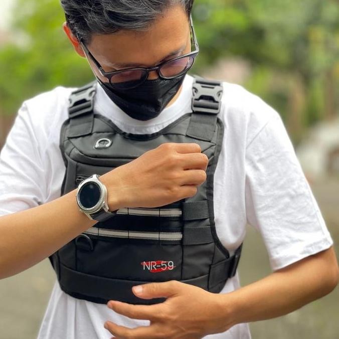 Tas Dada Rompi Waterproof Nr-59 V1 Tas Pria Waistbag Tas Dada