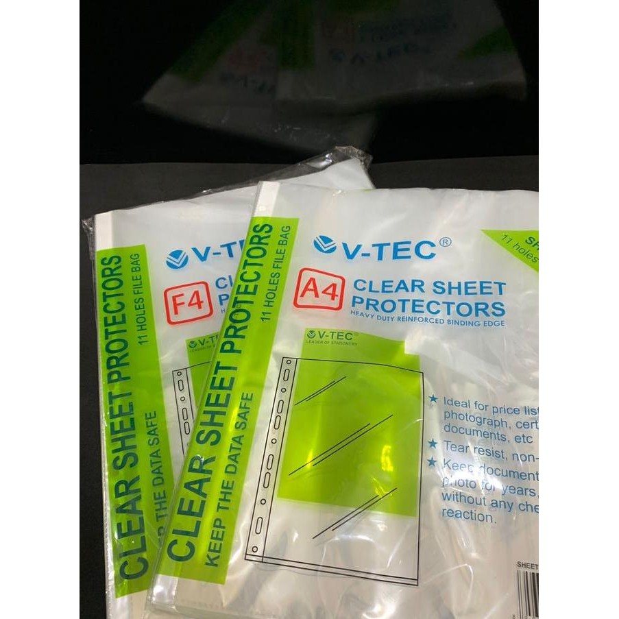 

Sheet Protector F4 Vtec A4 Vtec 1 Pack Isi 100Pcs Co