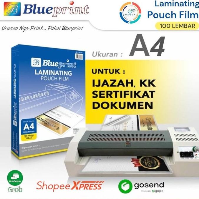 

Blueprint Bp-Lpa100 Laminating Pouch Film A4 100 Micron | Isi 100 Pcs Co