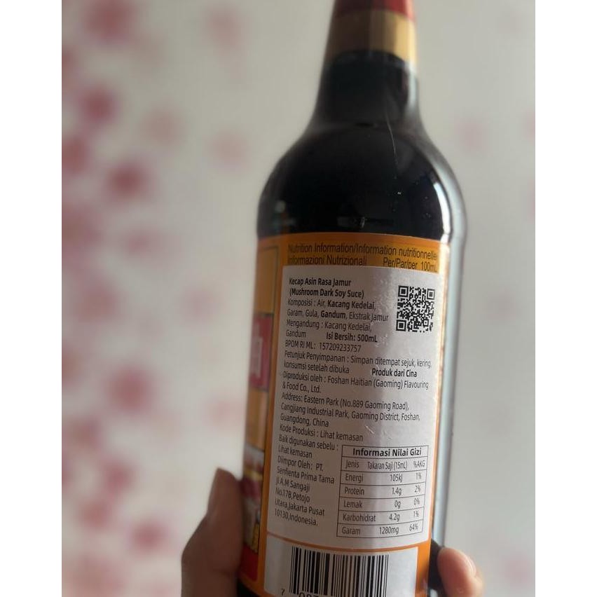 

Kecap Asin Jamur Cao Gu Lao Chou 500Ml