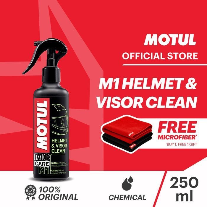 Eelic Cairan Pembersih Helm Motul M1 Helmet & Visor Clean 0.25L Ty-35