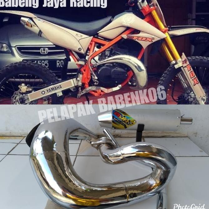 KNALPOT UDANG CHROME RX KING RX Z RX S MODEL KTM PNP RANGKA ORI KTM KLX CRF TS FULLSISTEM ORIGINAL B