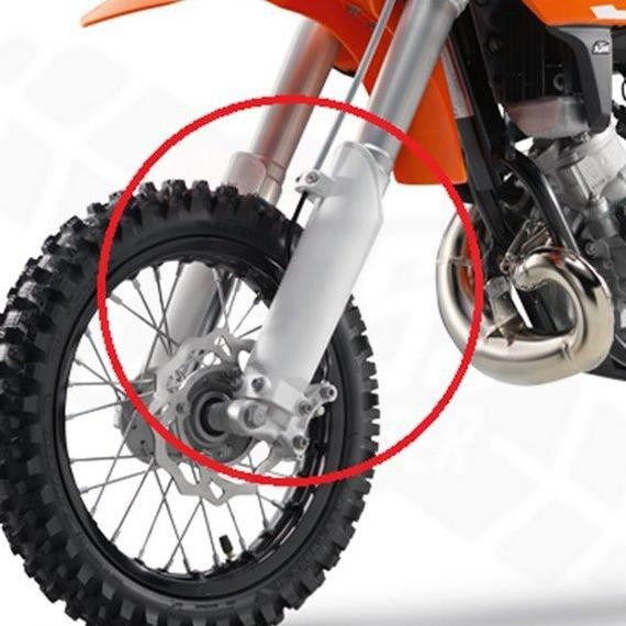 HONDA CRF 250 450 R - ACERBIS Fork Guard Cover Shockbreker Depan USD Original