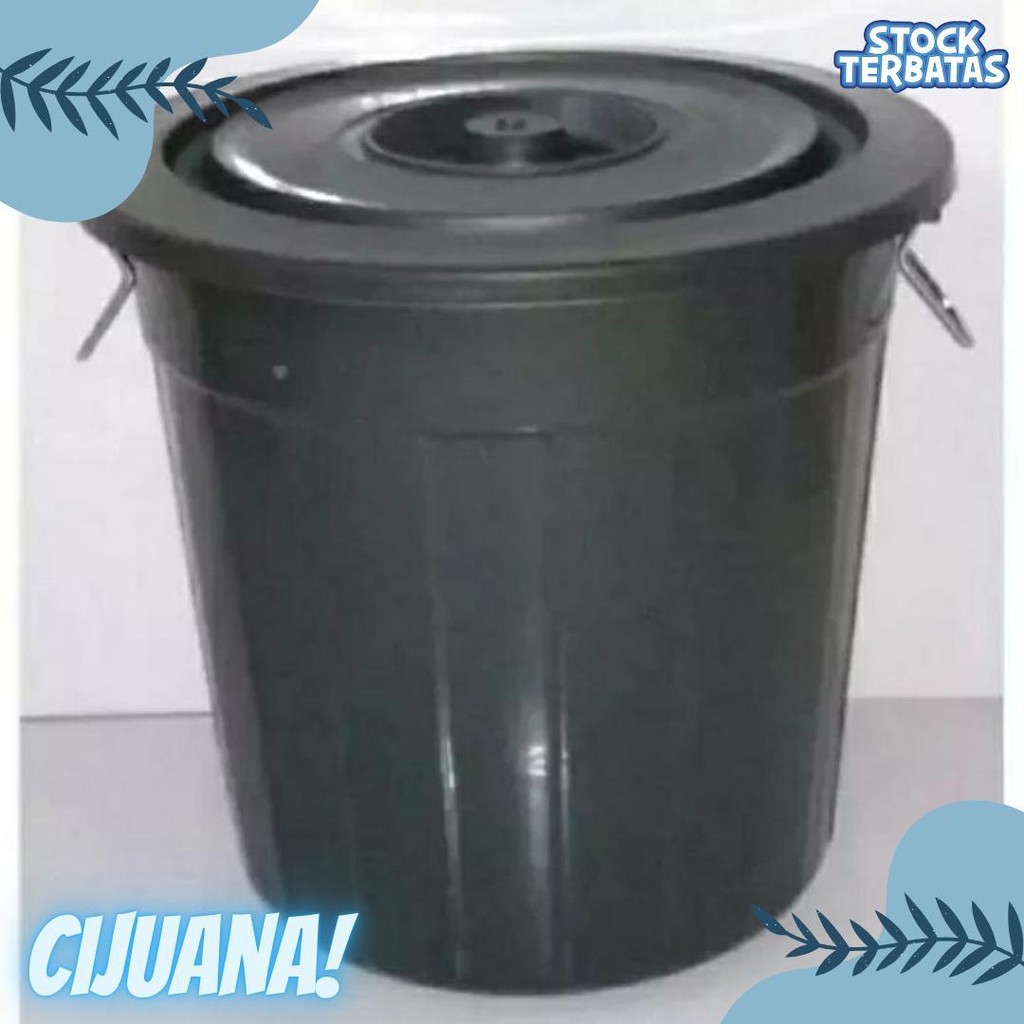 Discount Ember Plastik Warna Hitam 30 Liter Gagang Kuning Gratis Gayung