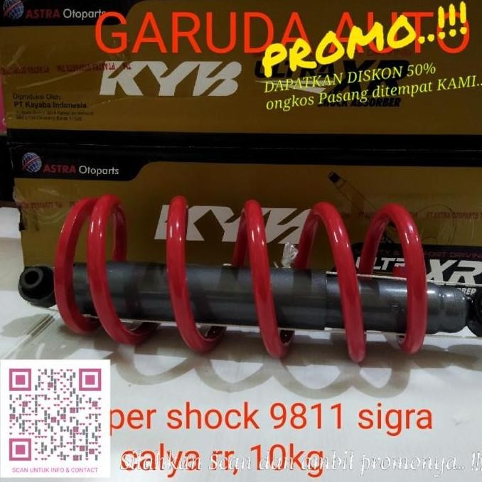 Paket Shock & Per Kayaba Toyota Sigra / Daihatsu Calya Belakang