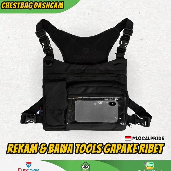 Chestbag Tas Dada Tactical Record Candid Camera Gadget Motor Funcover