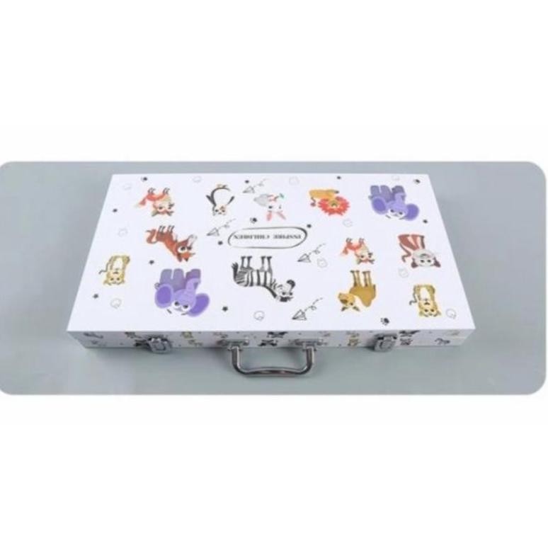 

Tgc-1924 Ps - Crayon Art Set 104 Pcs Pensil Warna Warni / Colouring Set 104 Pcs Model Koper / Gulali Books Paket Mewarnai Isi 104 Pcs Model Koper Tgc-1924