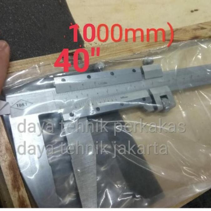 Pekan Promo Sigmat Toki 1 Meter 1000 - Vernier Caliper Toki - Bukan Merek Mitutoyo